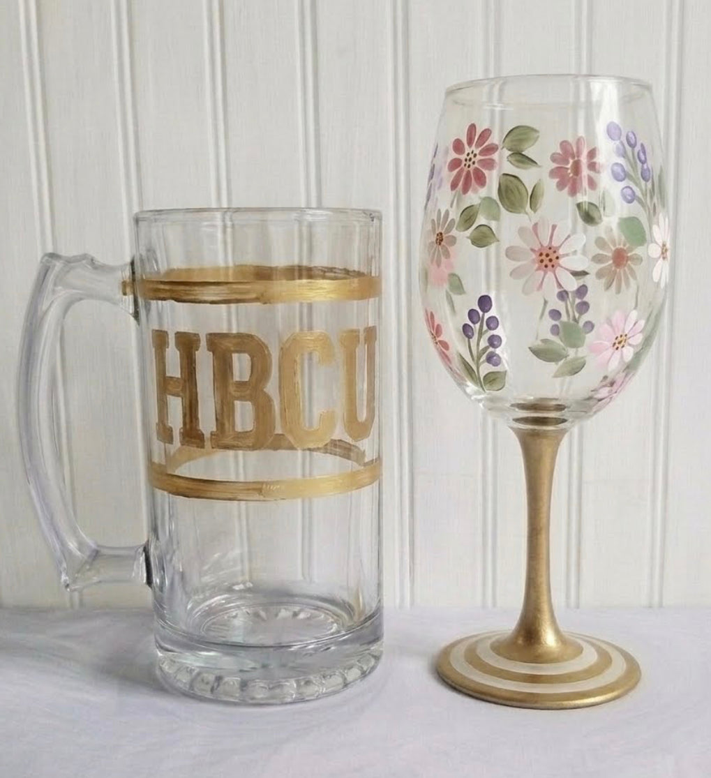 Paint & Create a Wine Glass or Beer Mug Candle