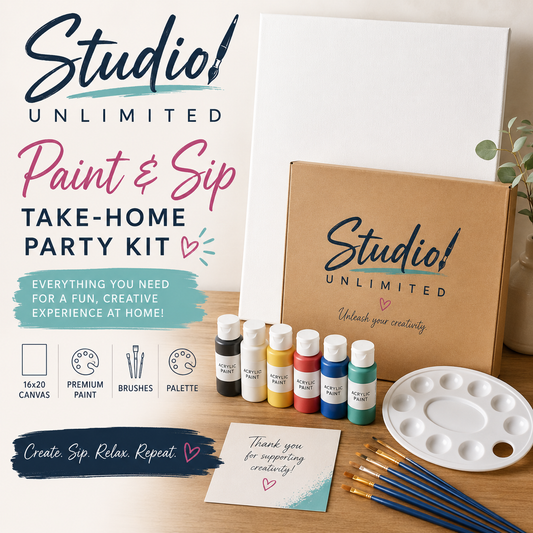 Take and Paint Kits - An At-Home Sip & Paint Experience